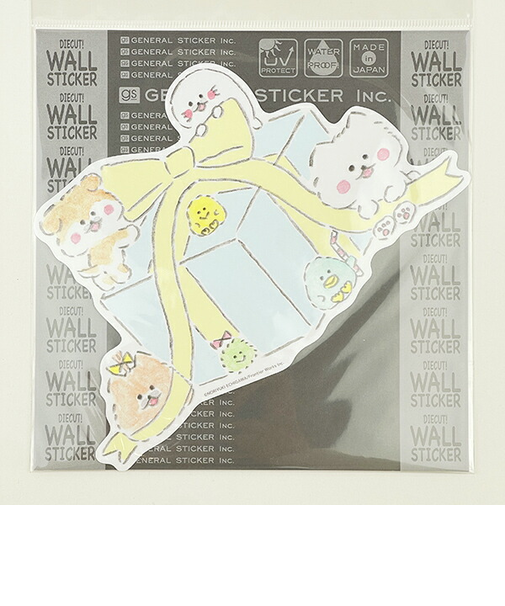 ほわころくらぶ プレゼント ビックウォールステッカー  文具 シール