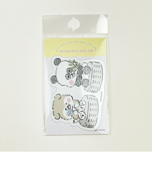 ほわころくらぶ しばころちゃん&ぱんころちゃん ステッカー  文具 シール