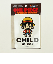 ワンピース ルフィ 「CHILD in CAR」 車用 ステッカー カー用品 日本製