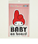 サンリオ マイメロディ 「BABY ON BOARD」車用 ステッカー カー用品 日本製  Sanrio