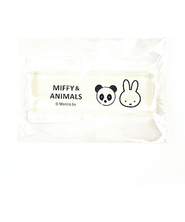 ミッフィー＆アニマルズ ガラス角箸置き 食器 MIFFY＆ANIMALS