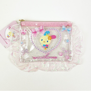 サンリオ ウサハナ バレエコア フリル付クリアポーチ Sanrio