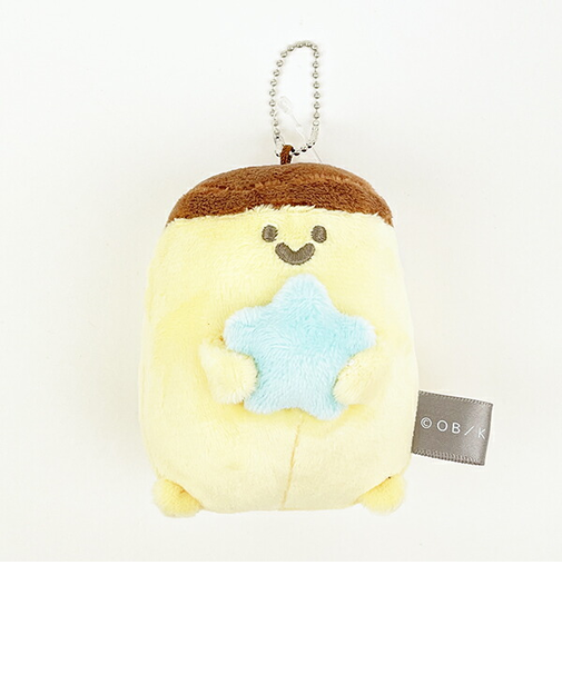お文具といっしょ プリンさん ふわふわナイト ぬいぐるみキーホルダー