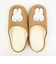 ミッフィー miffy ワッペンスリッパ (ベージュ)