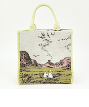 ムーミン 空を舞う ミニバッグ (ライトグリーン)