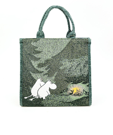 ムーミン 森の奥で ミニバッグ (グリーン)