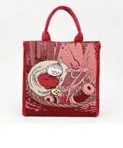 ムーミン リトルミイ 裁縫かごの中で ミニバッグ (レッド)