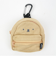 ミッフィー miffy ボリス フェイス スウェットリュック型ポーチ(ブラウン) ぬい活