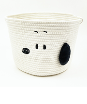 スヌーピー ノーマル ロープバスケット (L) SNOOPY
