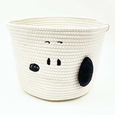 スヌーピー ノーマル ロープバスケット (L) SNOOPY