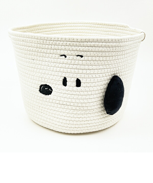 スヌーピー ノーマル ロープバスケット (L) SNOOPY