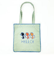 トムとジェリー ロックステッチトートバッグ(グリーン) トムジェリ