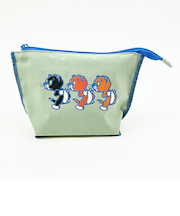 トムとジェリー ロックステッチポーチ(グリーン) トムジェリ