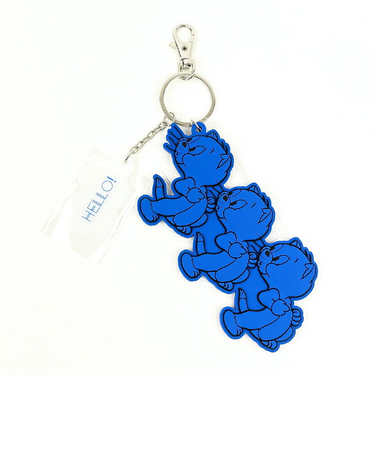 トムとジェリー ビッグラバーチャーム(ブルー) キーホルダー トムジェリ