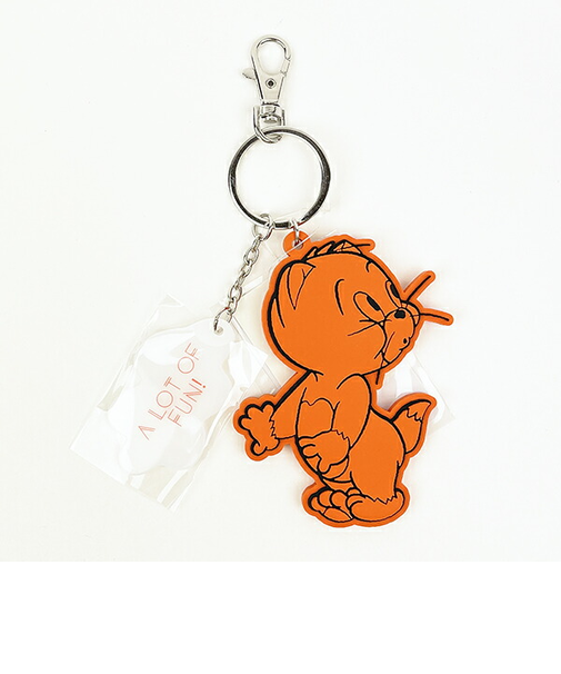トムとジェリー ビッグラバーチャーム(オレンジ) キーホルダー トムジェリ