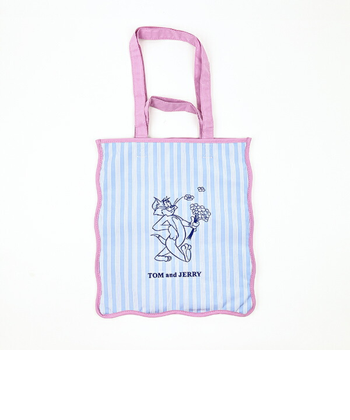トムとジェリー ストライブなみなみトートバッグ(ブルー) トムジェリ