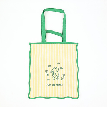 トムとジェリー ストライブなみなみトートバッグ(オレンジ) トムジェリ