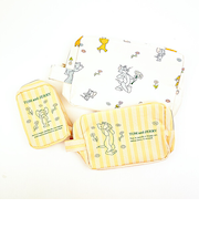 トムとジェリー ストライブトラベルポーチ(オレンジ) トムジェリ