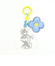 トムとジェリー トム ふかふかチャーム(ブルー) キーホルダー トムジェリ