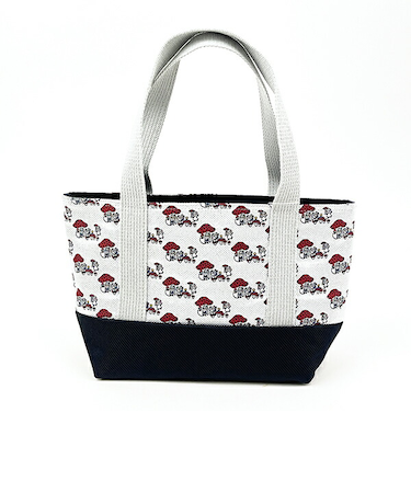 内藤ルネ ルネパンダ ミニトートバッグ (ホワイト) ランチ 日本製