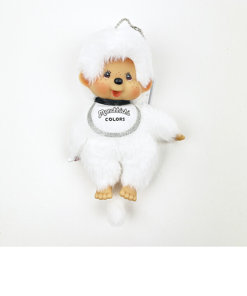 モンチッチ COLORS キーチェーン ぬいぐるみ (ホワイト)