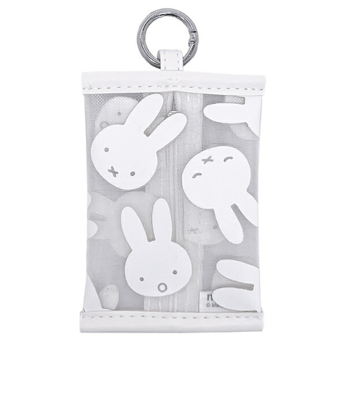ミッフィー miffy カラビナ付きポーチ(フェイス)