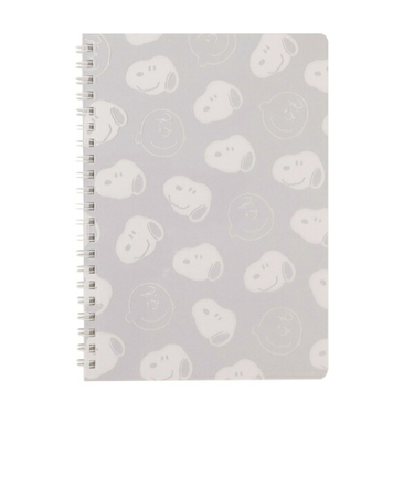 スヌーピー A5リングノート(フェイス) 文具 日本製 SNOOPY