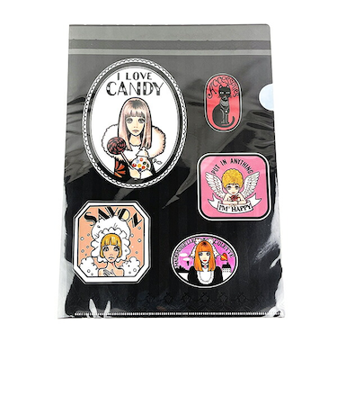 内藤ルネ キャンディ(CANDY) A4クリアファイル 文具 RUNE