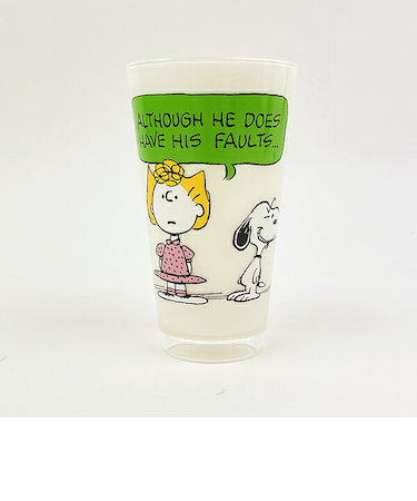 スヌーピー アクリルタンブラー (ホワイト) コップ SNOOPY
