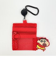 クレヨンしんちゃん メッシュポーチ(リール付き) キーホルダー