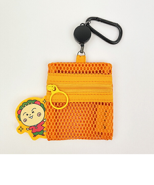 コジコジ  メッシュポーチ（リール付き）