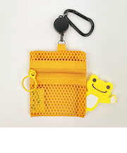 かえるのピクルス  おひさま メッシュポーチ(リール付き)