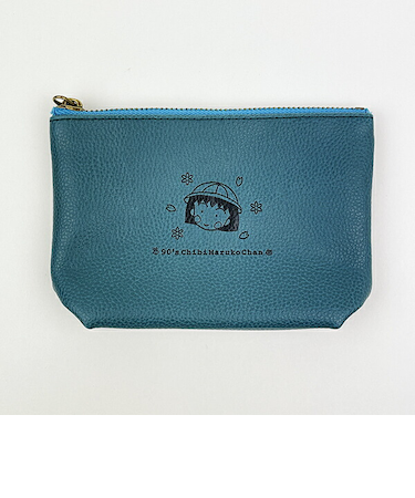 ちびまる子ちゃん  フェイクレザーポーチ 90's Chibi Maruko Chan