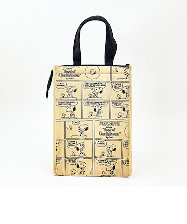 スヌーピー 保冷保温マチ付きトート M コミックドーナツ ランチ お弁当 かばん SNOOPY
