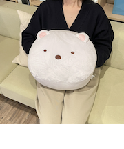 すみっコぐらし しろくま Hag me クッション (ホワイト) すみっこ