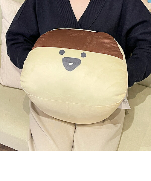 お文具といっしょ プリンさん ハグミークッション (イエロー)