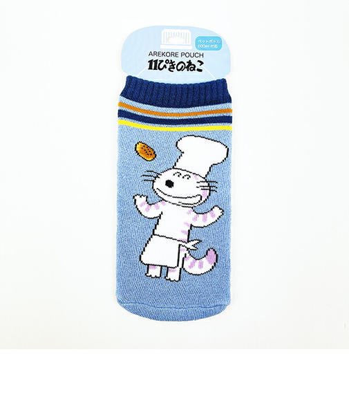 11ぴきのねこ あれこれポーチ(ブルー) コロッケ
