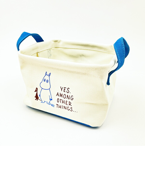 ムーミン ミニストレージボックス ブルー