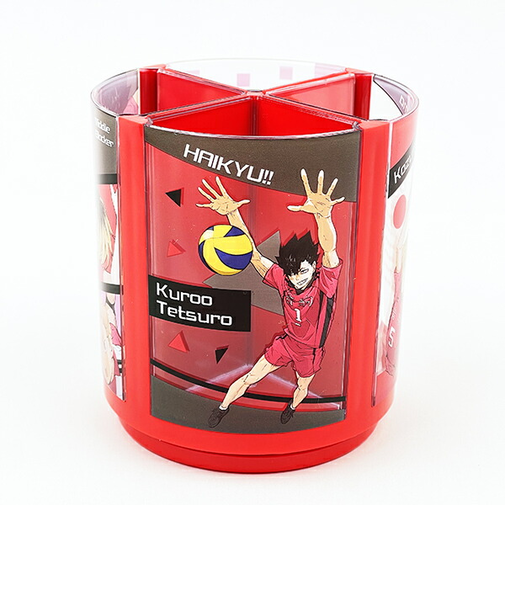 ハイキュー!! 音駒高校 回るペンスタンド  少年ジャンプ 文具 レッド