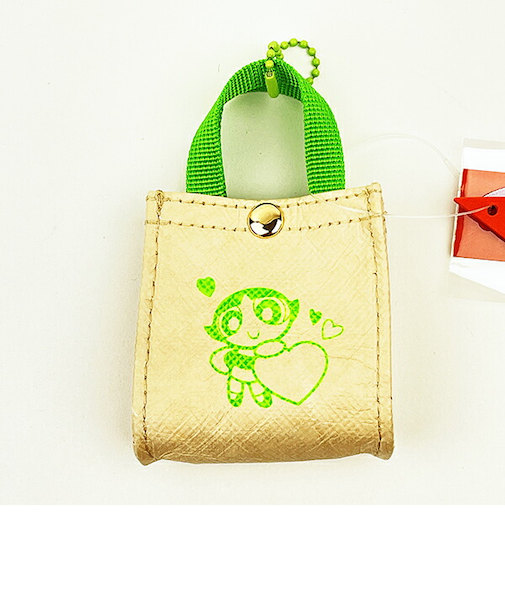 パワーパフガールズ バターカップ ショッパー風ミニミニチャーム キーホルダー FLAPPER