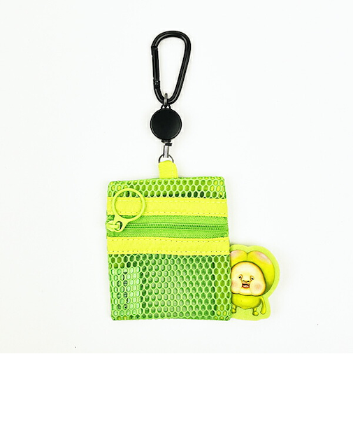 こびとづかん スモモノウチ メッシュポーチ（リール付き）