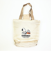 スヌーピー ウッドストック 2ルームコンパクトエコバッグ マイバッグ SNOOPY