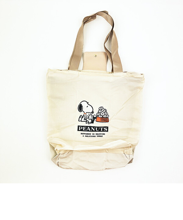 スヌーピー ウッドストック 2ルームコンパクトエコバッグ マイバッグ SNOOPY