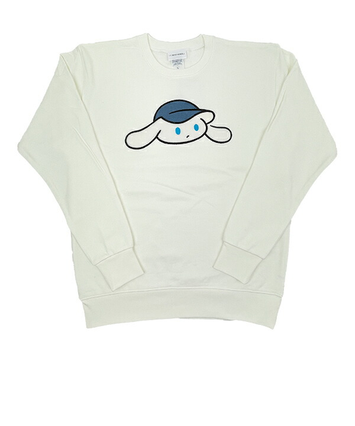 サンリオ アイシナモロール スウェットトレーナー Lサイズ (ホワイト) アパレル Sanrio