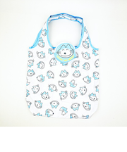 11ぴきのねこ カオ エコバッグ (ブルー)