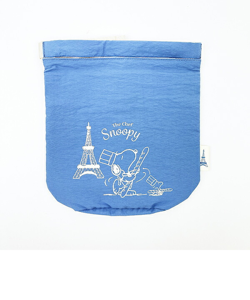 スヌーピー くるくるランチバッグ シェフ ブルー お弁当 ランチ SNOOPY