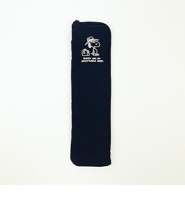 スヌーピー 耐熱トラベルポーチ ヴィンテージトラベル ヘアアイロン 旅行 ネイビー SNOOPY