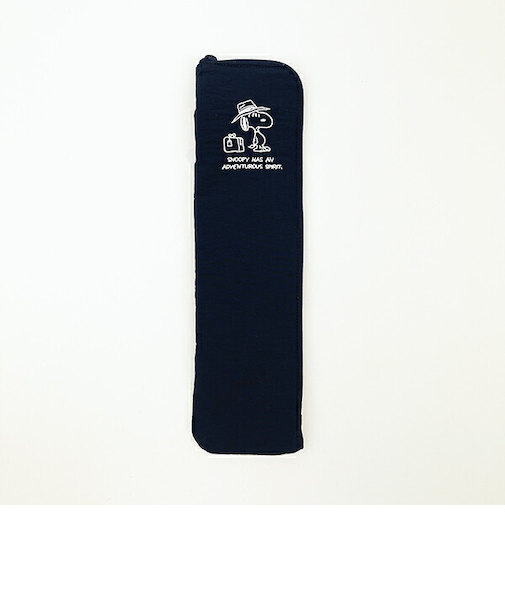 スヌーピー 耐熱トラベルポーチ ヴィンテージトラベル ヘアアイロン 旅行 ネイビー SNOOPY