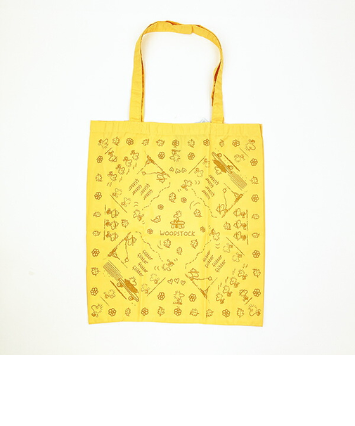 スヌーピー RE-PET エコトート ウッドストック エコバッグ かばん イエロー SNOOPY