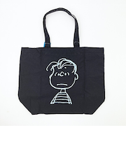 スヌーピー トートバッグ 手提げかばん グレー SNOOPY